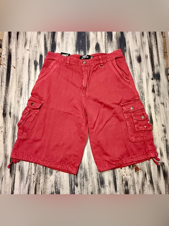 riot empire Other - Riot Empire Men's Red Cargo Shorts Size 36 New with Tags